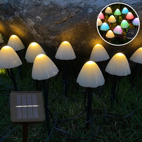 Guirlande lumineuse solaire Blanc chaud | Solarmush™ - PassionJardinier