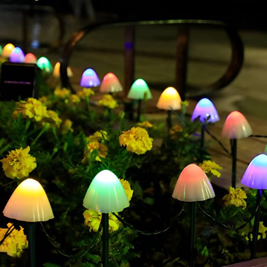 Guirlande lumineuse solaire Multicolore | Solarmush™ - PassionJardinier