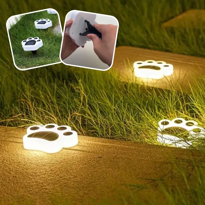 Lampe Solaire Extérieur - SolarBearPaw™ - Blanc - chaud - PassionJardinier