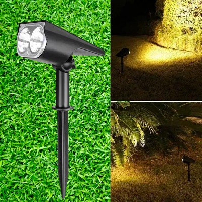 Projecteur Solaire - SolarSpotlight™ - Jaune - PassionJardinier